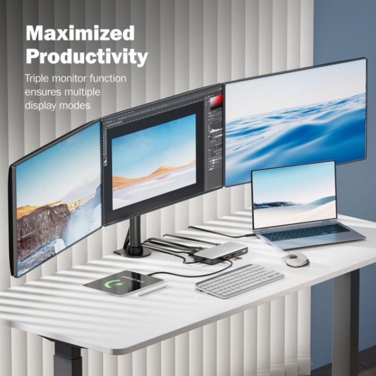 Док станція Digitus USB-C > 2xHDMI/DP/2xUSB-A/USB-C/SD/MicroSD/RJ54/DC/Audio (DA-70917) 98_98.jpg - фото 6