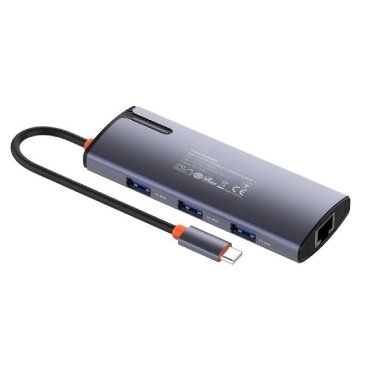 Док станция ColorWay Docking Station USB-C 6-в-1 Type C PD 100W/USB3.0х3/USB2.0/RJ45 (CW-HUB03) 98_98.jpg - фото 10