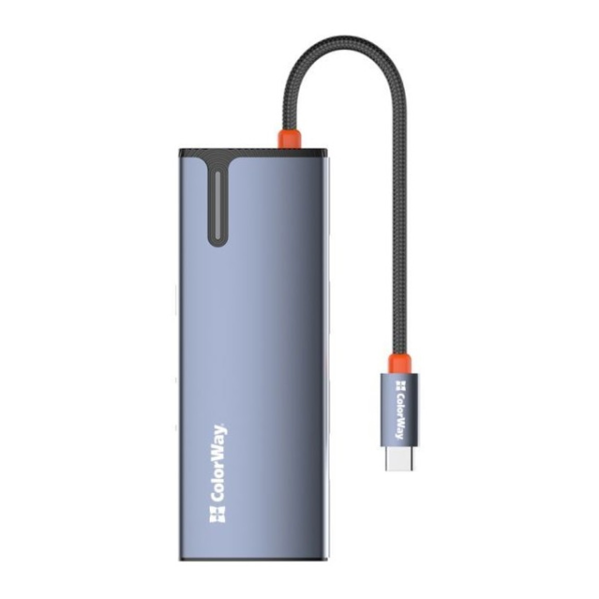 Док станция ColorWay Docking Station USB-C 6-в-1 Type C PD 100W/USB3.0х3/HDMI 4К/RJ45 (CW-HUB02) 98_98.jpg - фото 10