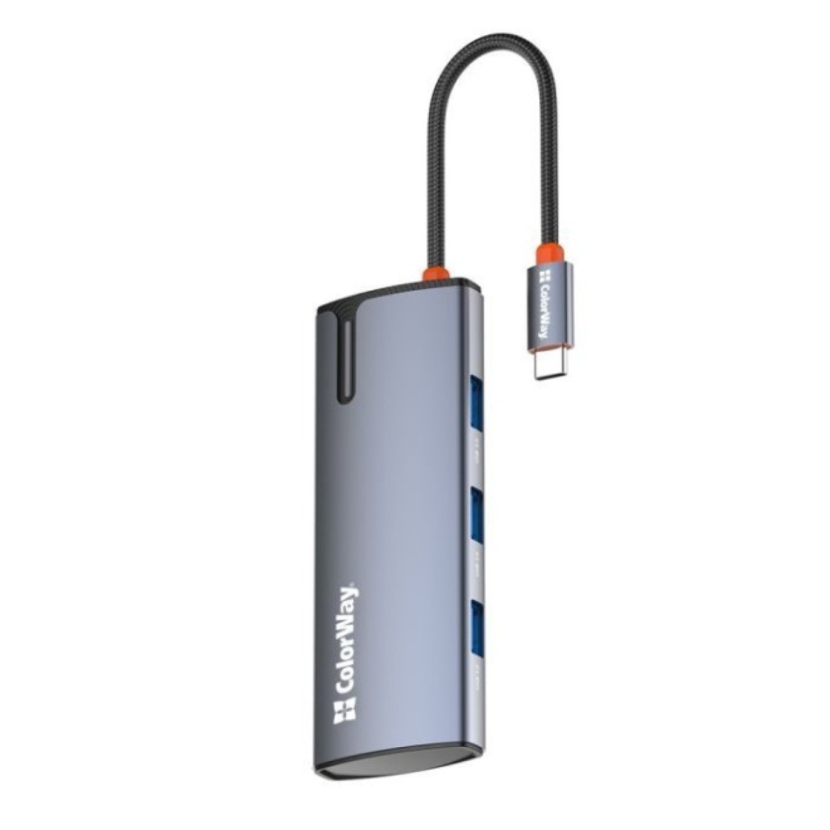 Док станція ColorWay Docking Station USB-C 5-в-1 Type C PD 100W/USB3.0х3/HDMI 4К (CW-HUB01) 98_98.jpg - фото 11