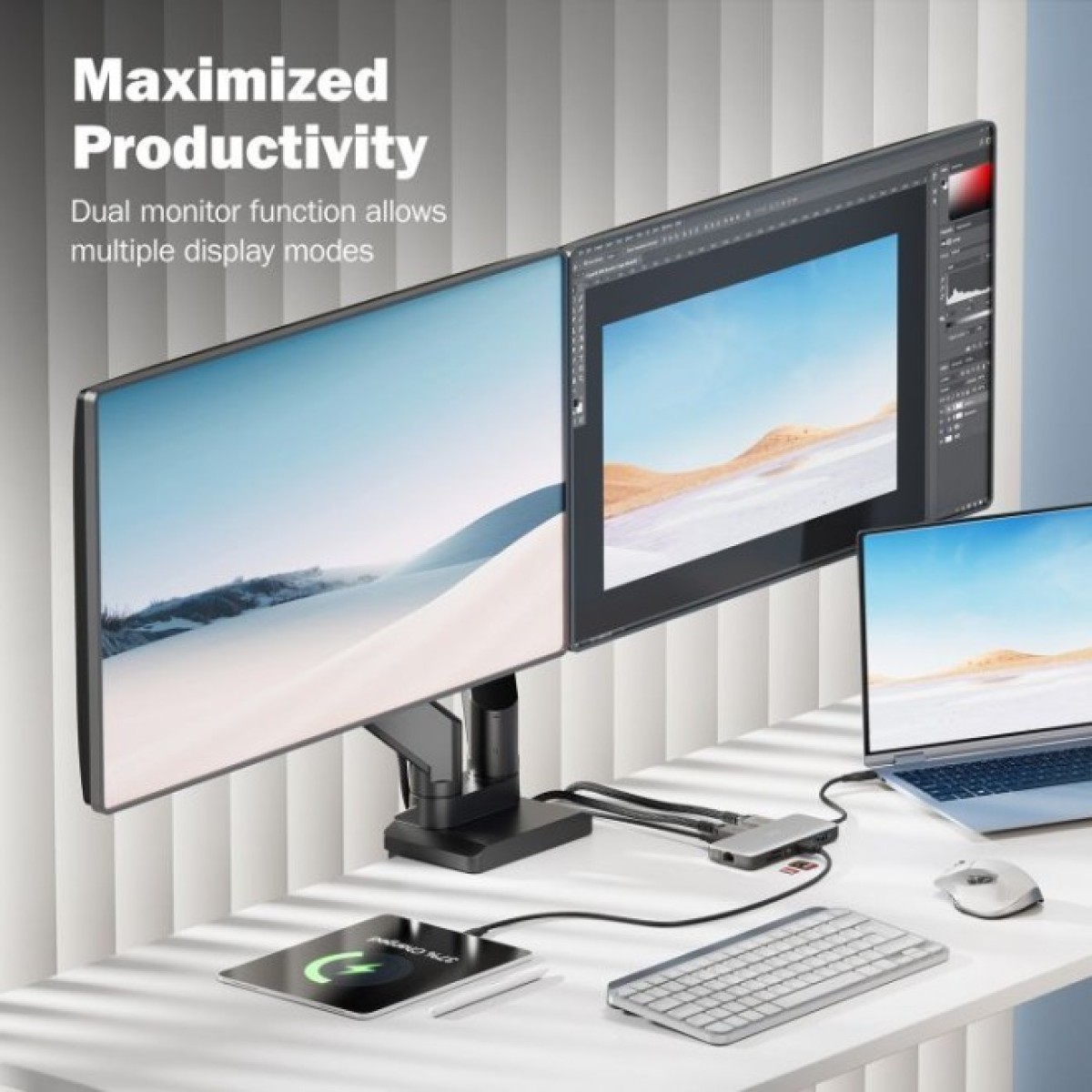 Док станція Digitus USB-C > 2xHDMI/2xUSB-A/USB-C/SD/MicroSD/RJ54 (DA-70915) 98_98.jpg - фото 11