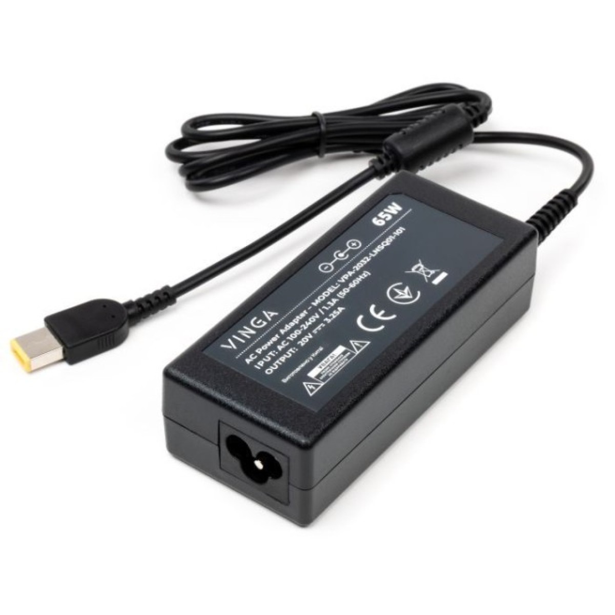 Блок питания к ноутбуку Vinga Lenovo 65W 20V 3.25А square with pin (VPA-2032-LNSQ01-101) 256_256.jpg