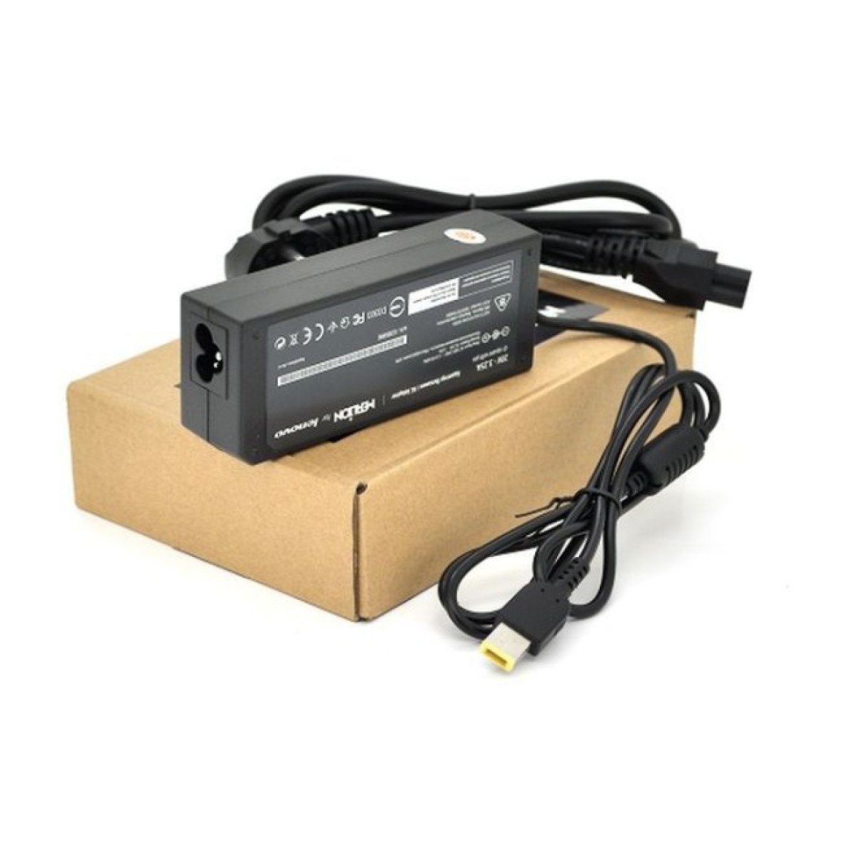 Блок питания к ноутбуку Merlion LENOVO 65W 20V 3,25A, прямоугольный (pin inside) (03219 / LLN65/20-FOR YOGA) 256_256.jpg