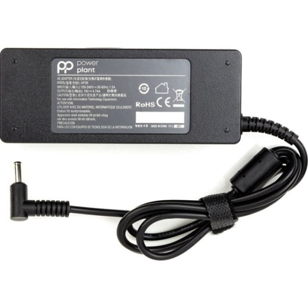 Блок питания к ноутбуку PowerPlant ASUS 220V, 19V 90W 4.74A (4.5*3.0) (AS90F4530) 256_256.jpg