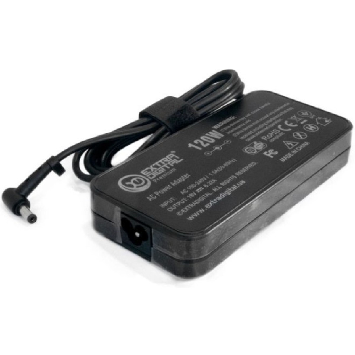 Блок питания к ноутбуку Extradigital Asus 19V, 6.32A, 120W (5.5x2.5) Slim (PSA3892) 98_98.jpg - фото 3