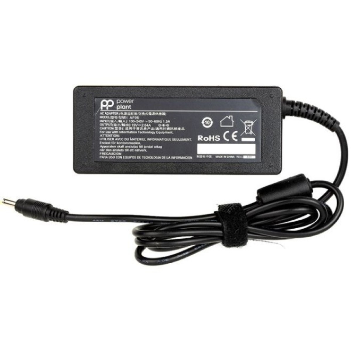 Блок питания к ноутбуку PowerPlant ASUS 220V, 19V 50W 2.64A (4.8*1.7) (AS50F4817) 256_256.jpg