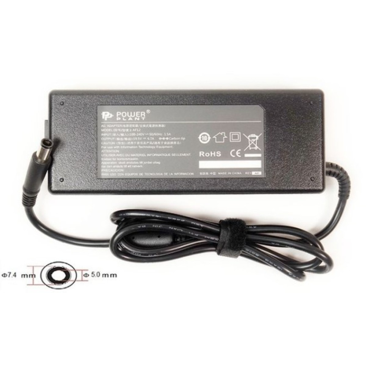 Блок питания к ноутбуку PowerPlant DELL 220V, 19.5V 130W 6.7A (7.4*5.0) (DL130G7450) 256_256.jpg