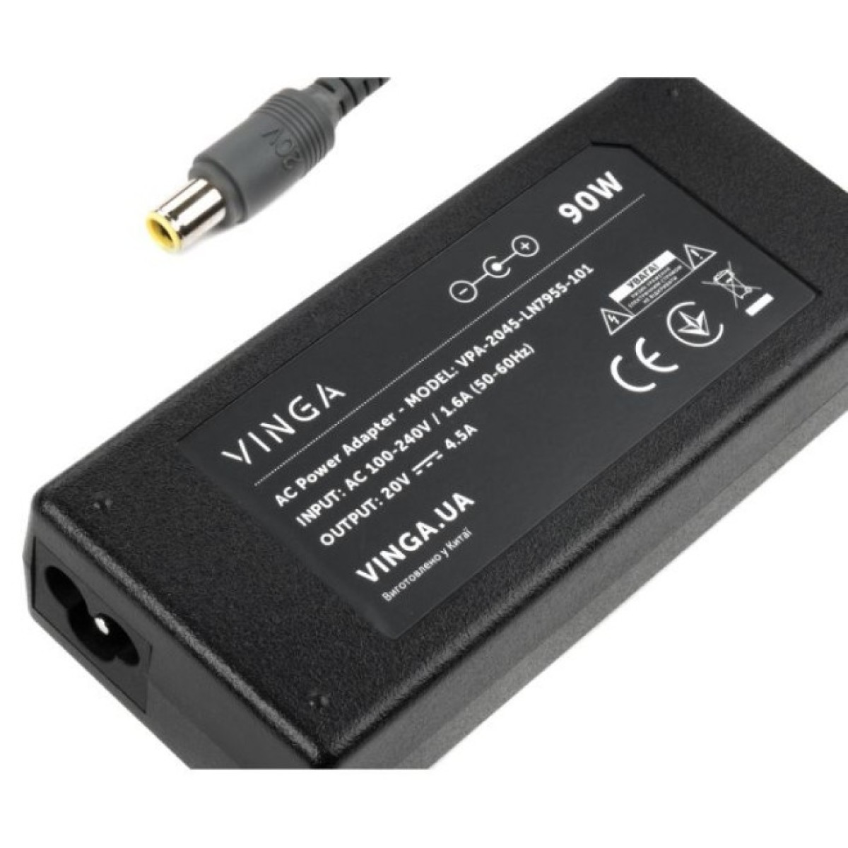 Блок питания к ноутбуку Vinga Lenovo 90W 20V 4.5A 7.9*5.5 (VPA-2045-LN7955-101) 98_98.jpg - фото 2