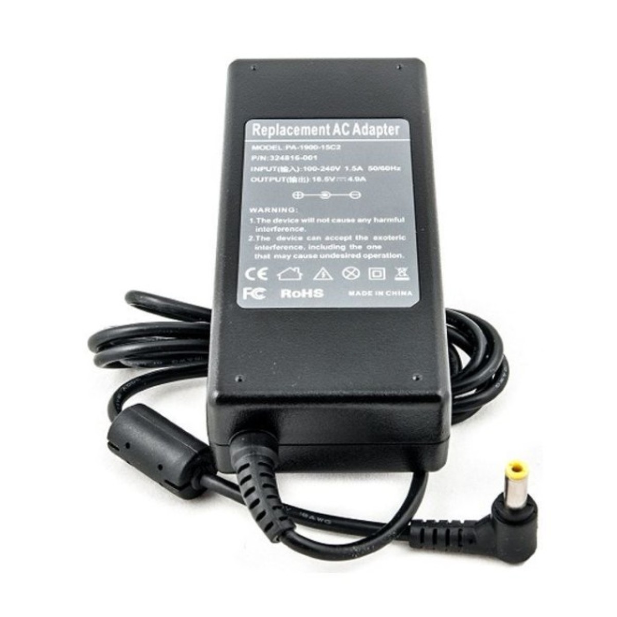 Блок питания к ноутбуку PowerPlant HP 220V, 18.5V 90W 4.9A (5.5*2.5) (HP90E5525) 256_256.jpg