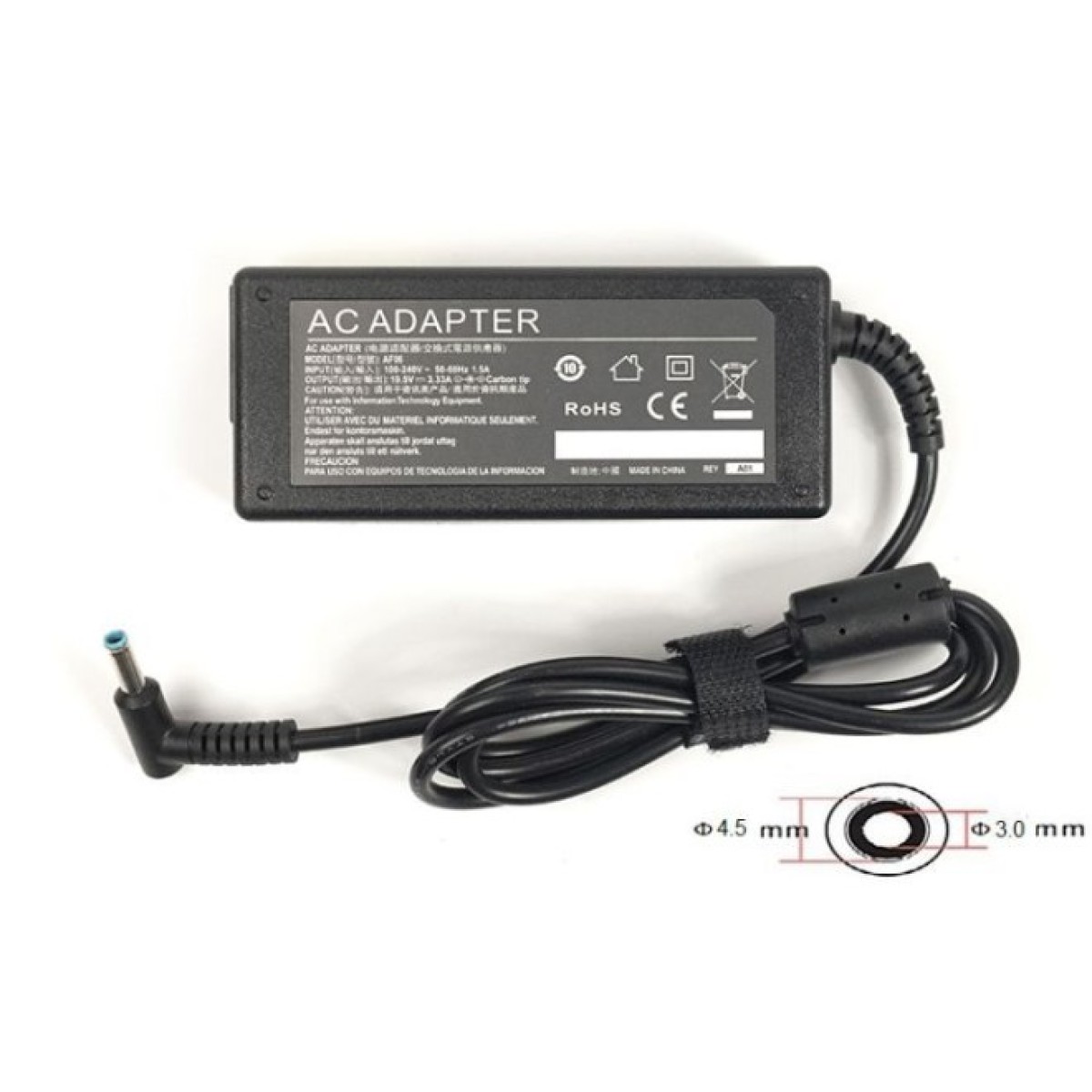 Блок питания к ноутбуку PowerPlant HP 220V, 19.5V 65W 3.33A (4.5*3.0) (HP65G4530) 256_256.jpg