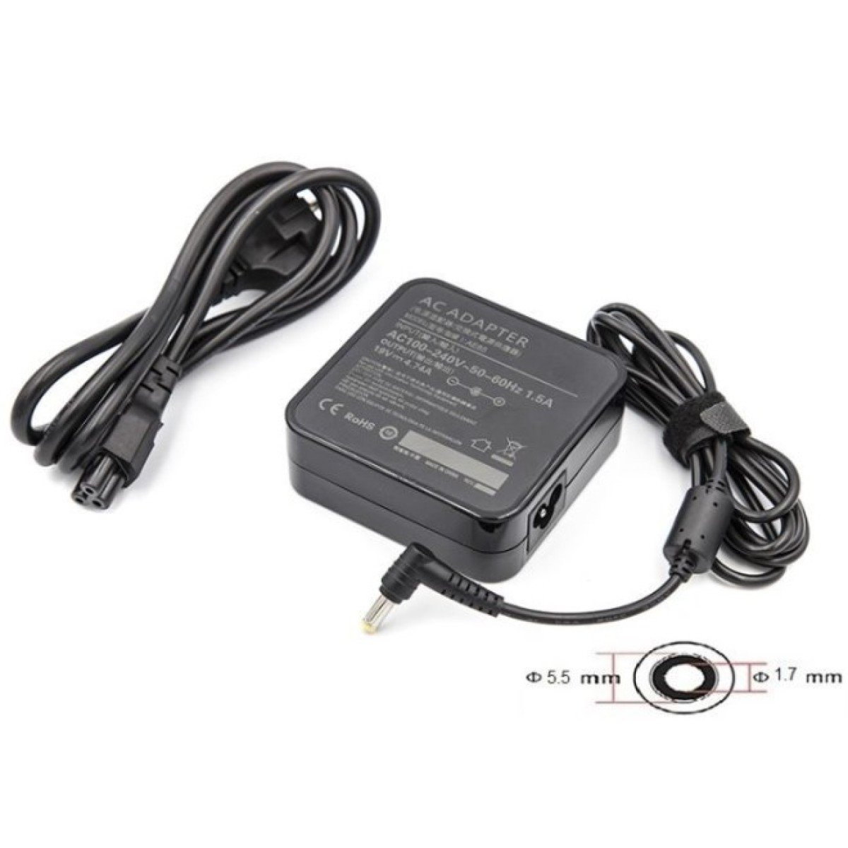 Блок питания к ноутбуку PowerPlant ACER 220V, 19V 90W 4.74A (5.5*1.7) wall mount (WM-AC90F5517) 256_256.jpg