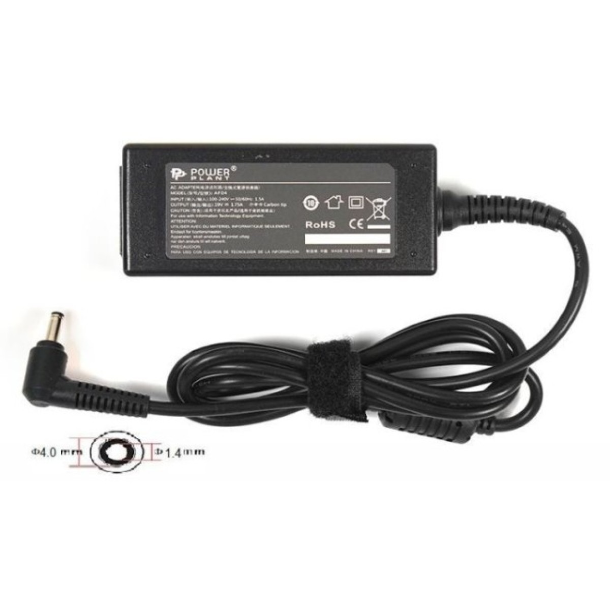 Блок питания к ноутбуку PowerPlant ASUS 220V, 33W, 19V, 1.75A (4.0*1.35mm) (AS33F4014) 256_256.jpg