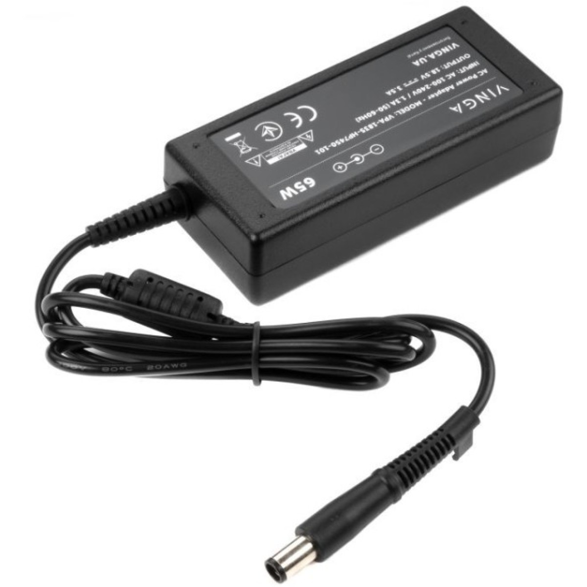 Блок питания к ноутбуку Vinga HP 65W 18.5V 3.5А 7.4*5.0 (VPA-1835-HP7450-101) 98_98.jpg - фото 3