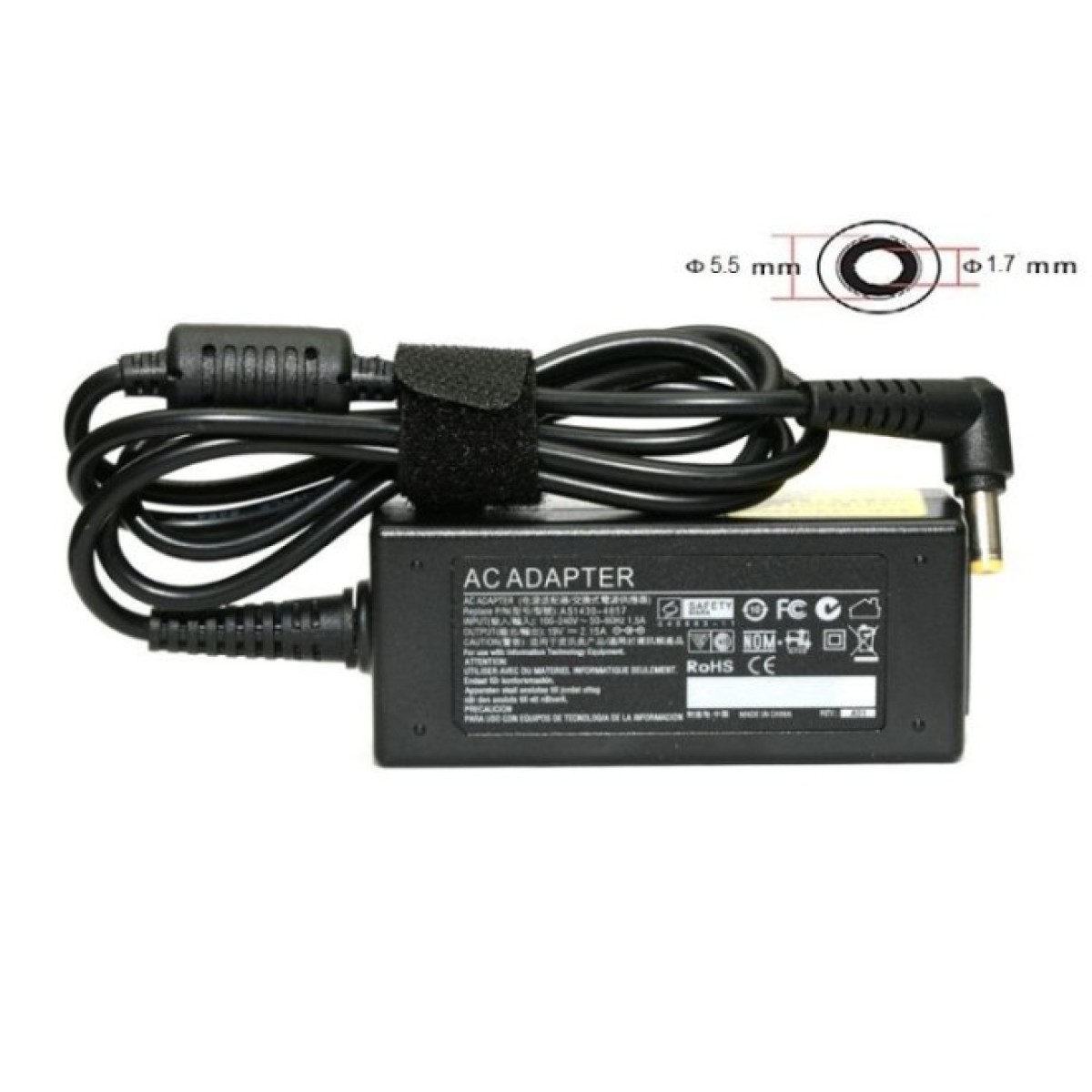 Блок питания к ноутбуку PowerPlant ACER 220V, 19V 40W 2.15A (5.5*1.7) (AC40F5517) 256_256.jpg