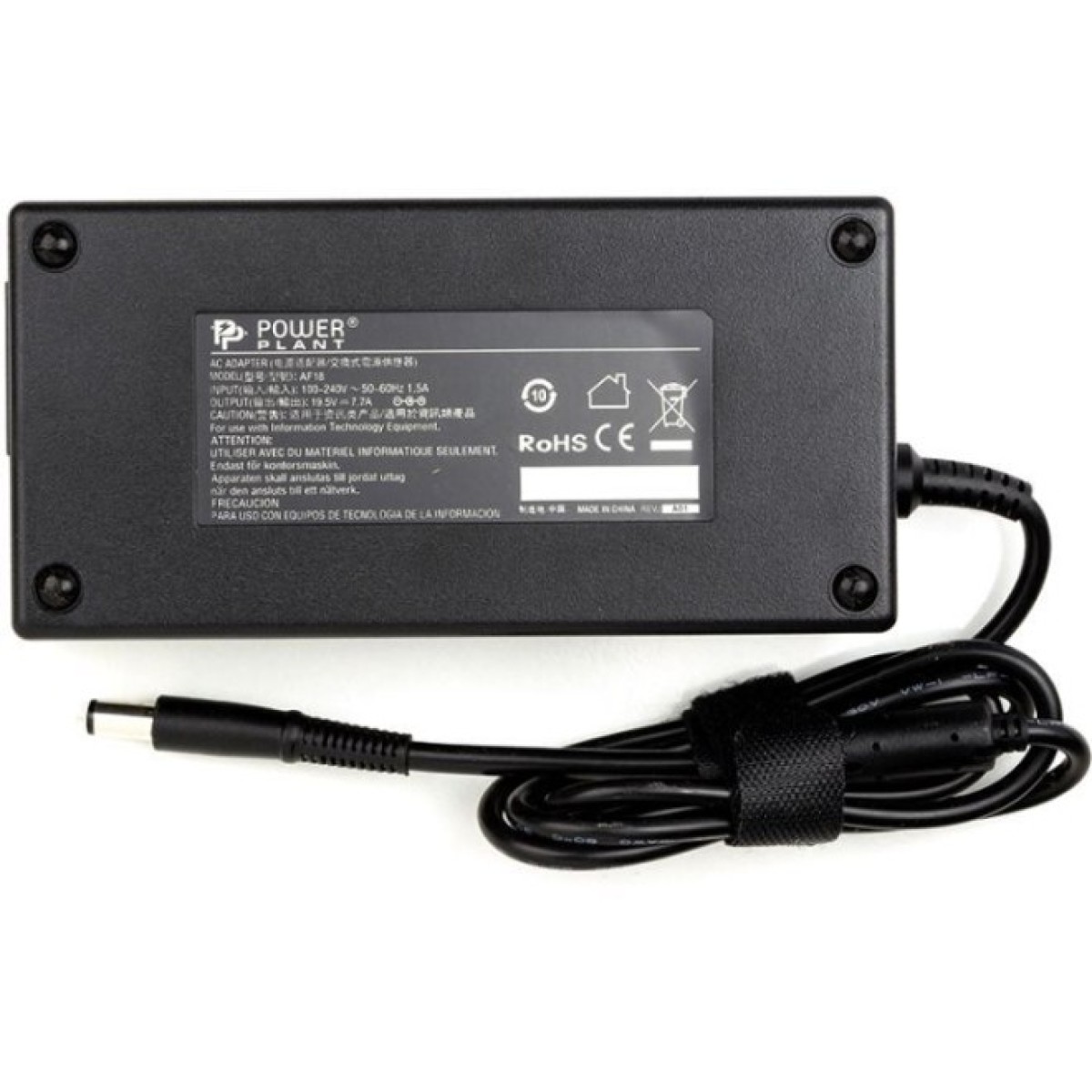 Блок живлення до ноутбуку PowerPlant DELL 220V, 19.5V 150W 7.7A (7.4*5.0) (DL150G7450) 256_256.jpg