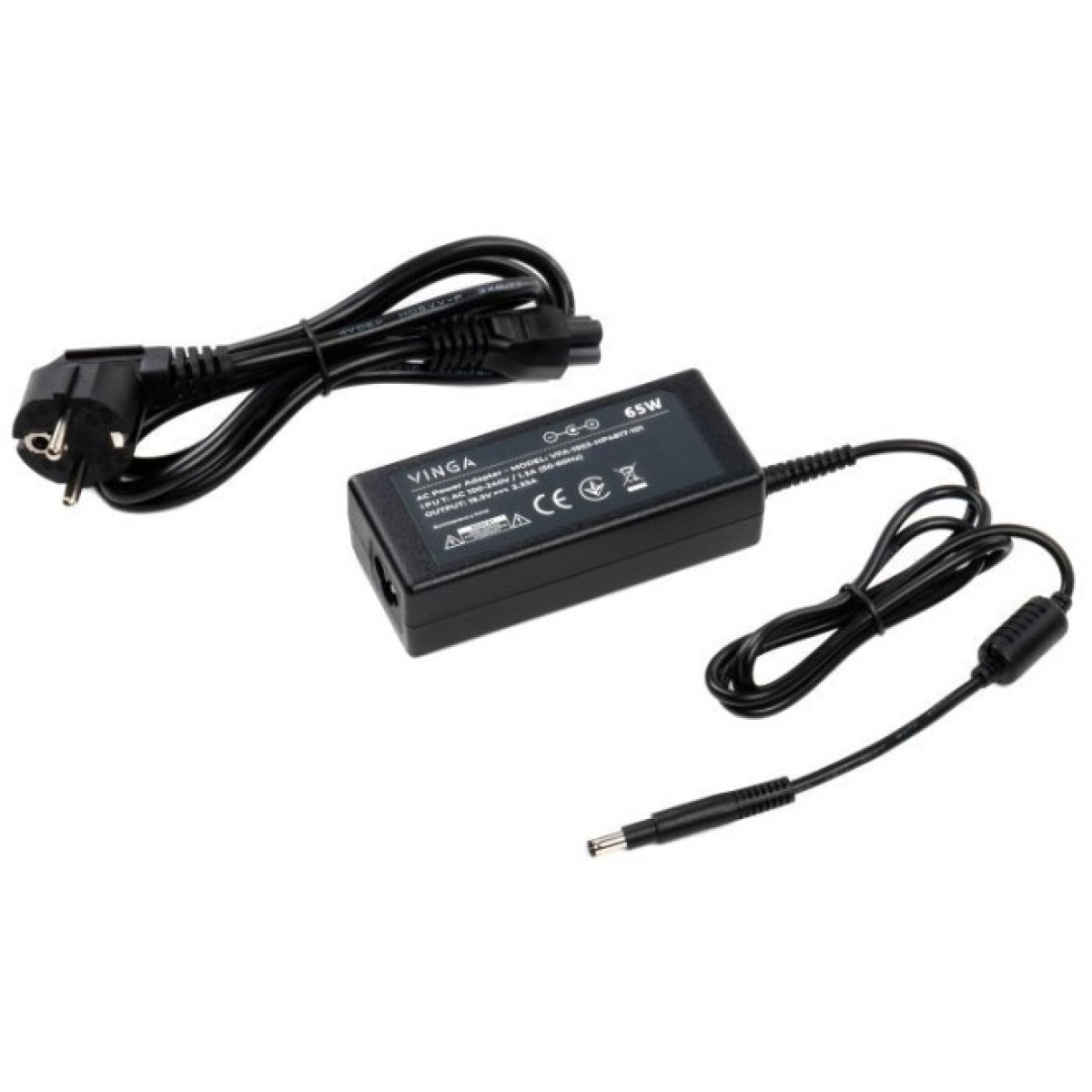 Блок живлення до ноутбуку Vinga HP 65W 19.5V 3.3А 4.8*1.7 long (VPA-1953-HP4817-101) 98_98.jpg - фото 2