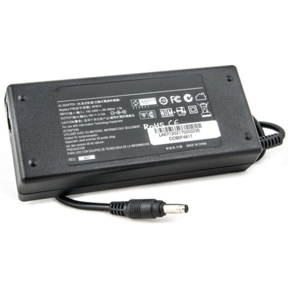 Блок питания к ноутбуку PowerPlant COMPAQ 220V, 19V 90W 4.74A (4.8*1.7) (CO90F4817) 256_256.jpg