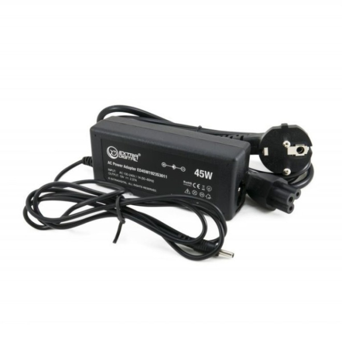 Блок питания к ноутбуку Extradigital Asus 19V, 2.37A, 45W (3.0x1.35) (PSA3835) 98_98.jpg - фото 6