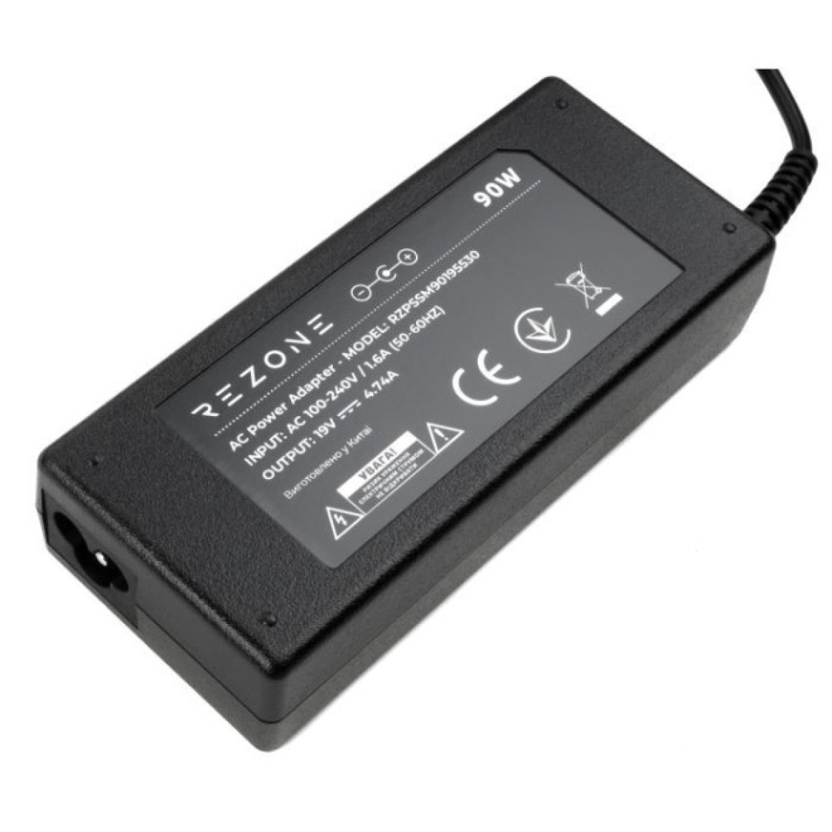Блок живлення до ноутбуку Rezone Samsung 90W 19V 4.74А 5.5*3.0 (RZPSSM90195530) 98_98.jpg - фото 3