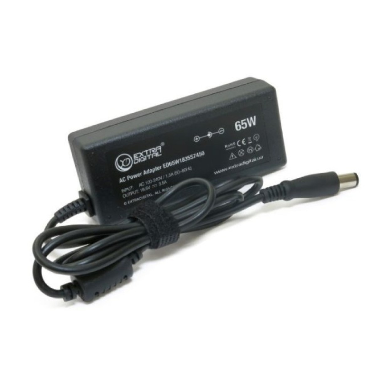 Блок питания к ноутбуку Extradigital HP 18.5V, 3.5A, 65W (7.4x5.0) (PSH3807) 256_256.jpg