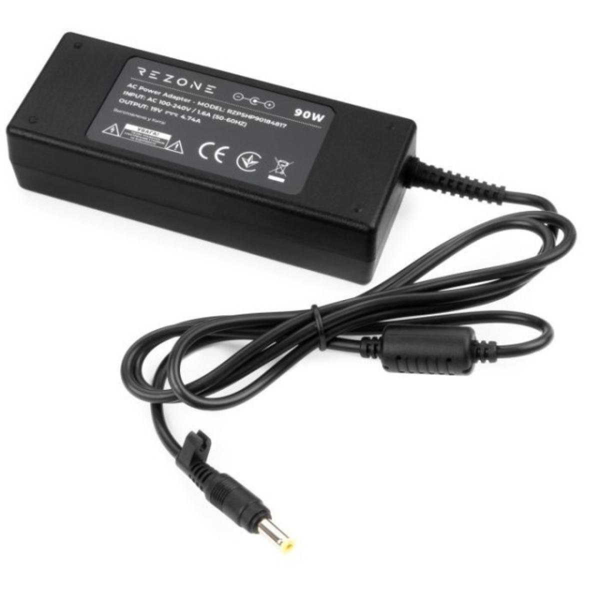 Блок живлення до ноутбуку Rezone HP 90W 18.5V 4.74A 4.8*1.7 (RZPSHP90184817) 98_98.jpg - фото 4