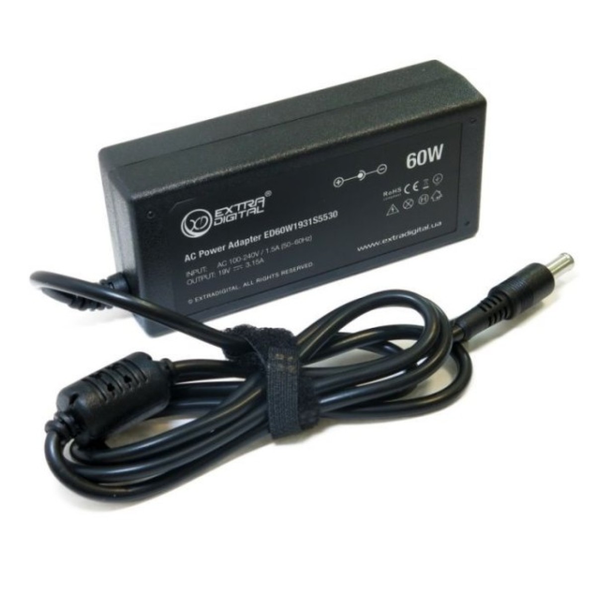 Блок питания к ноутбуку Extradigital Samsung 19V, 3.15A, 60W (5.5x3.0) (PSS3812) 256_256.jpg