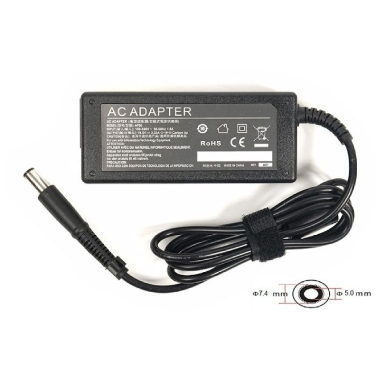 Блок питания к ноутбуку PowerPlant HP 220V, 19.5V 65W 3.33A (7.4*5.0) (HP65G7450) 256_256.jpg