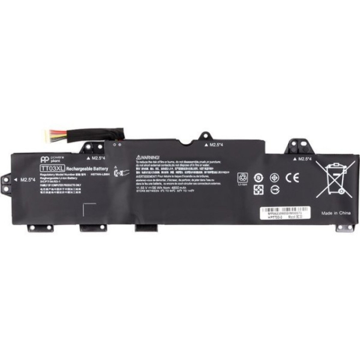 Аккумулятор для ноутбука HP EliteBook 850 G5 (TT03XL) 11.55V 4850mAh PowerPlant (NB462131) 256_256.jpg