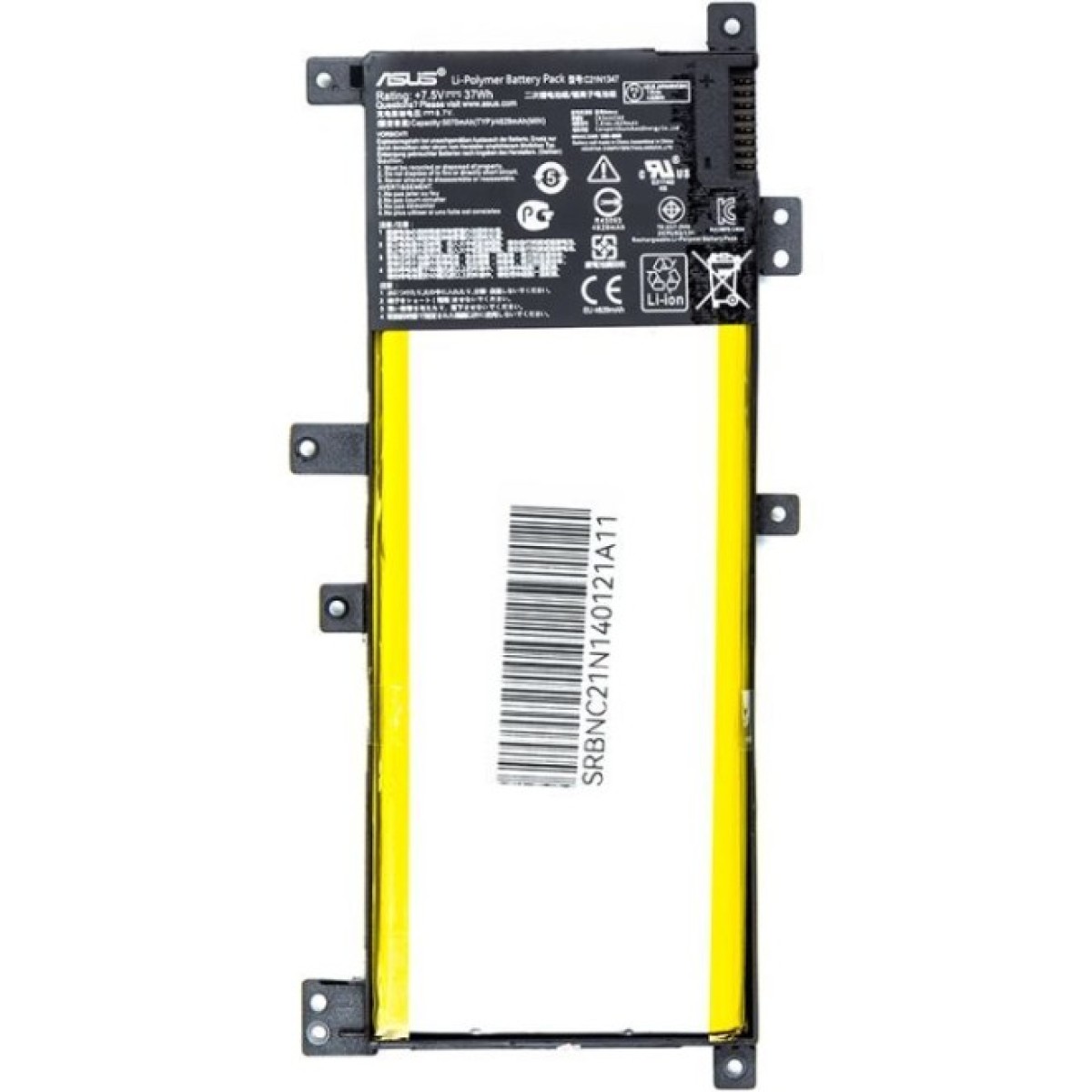 Аккумулятор для ноутбука ASUS X455 (C21IN401) 7.5V 37Wh (NB430789) 98_98.jpg