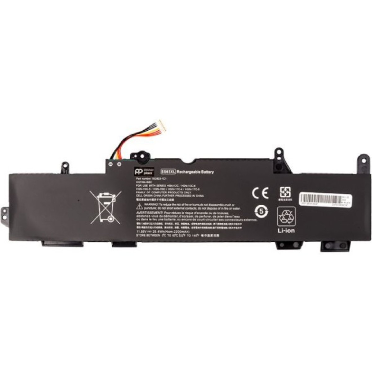 Аккумулятор для ноутбука HP EliteBook 735 G5 (SS03) 11.55V 2200mA PowerPlant (NB462391) 256_256.jpg