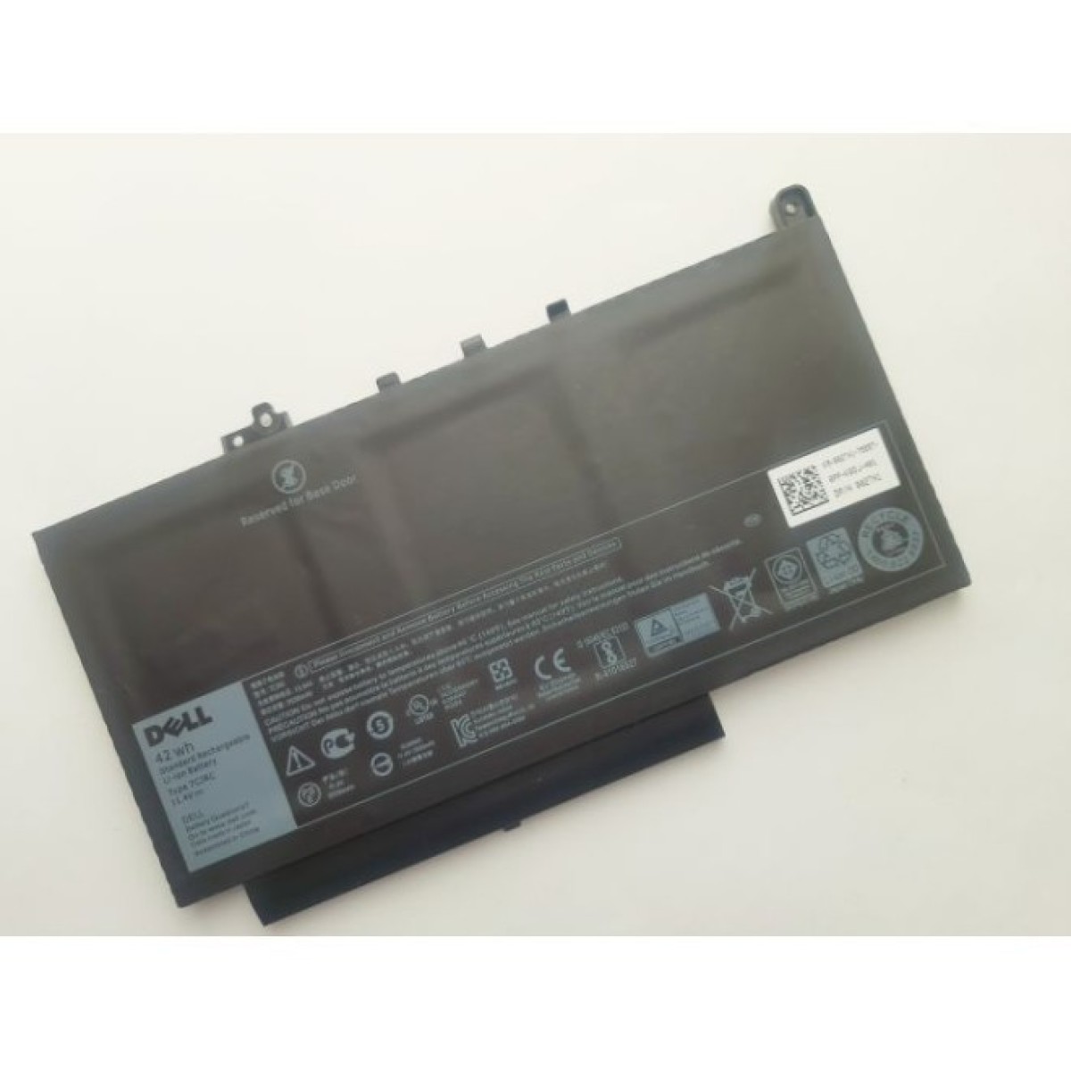 Аккумулятор для ноутбука Dell Latitude E7270 7CJRC, 42Wh (3530mAh), 3cell, 11.4V, Li-ion (A47645) 98_98.jpg - фото 2