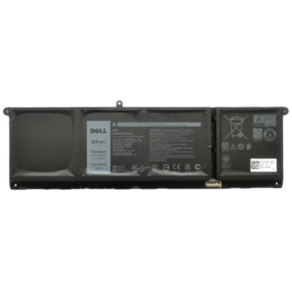 Аккумулятор для ноутбука Dell Vostro 5510 V6W33, 54Wh (3440mAh), 4cell, 15V, Li-ion (A47809) 256_256.jpg