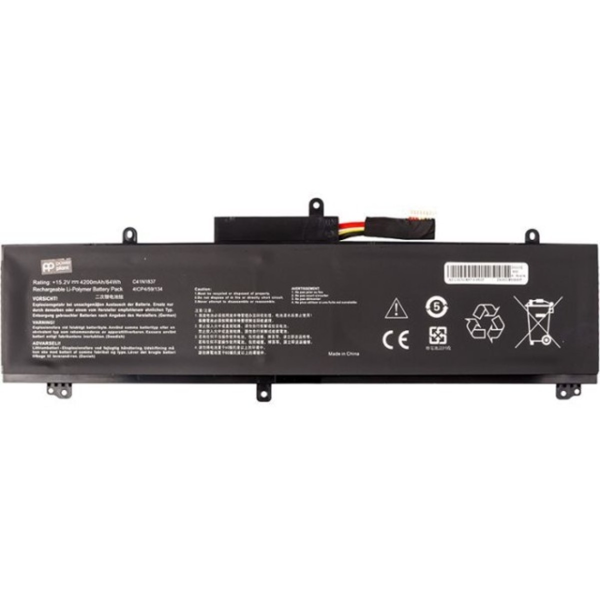 Аккумулятор для ноутбука ASUS Rog Zephyrus GA502D (C41N1837) 15.2V 4200mAh PowerPlant (NB432073) 256_256.jpg