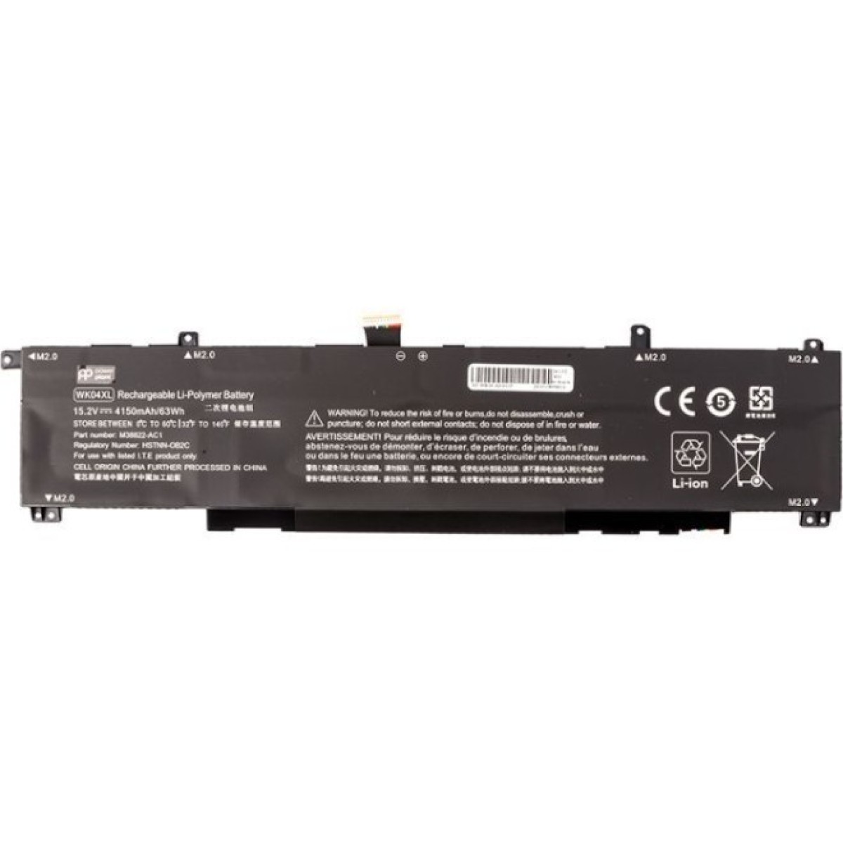Аккумулятор для ноутбука HP Victus Gaming 15-fa0000 (WK04) 15.2V 4150mAh PowerPlant (NB462407) 256_256.jpg