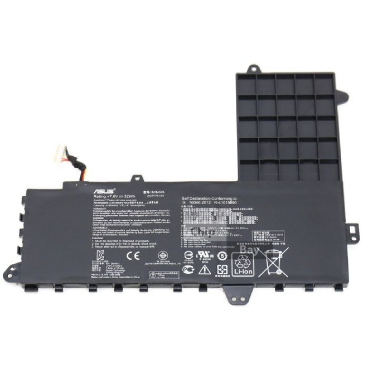 Аккумулятор для ноутбука ASUS E402 B21N1505, 4240mAh (32Wh), 2cell, 7.6V, Li-ion, черная, (A47287) 98_98.jpg