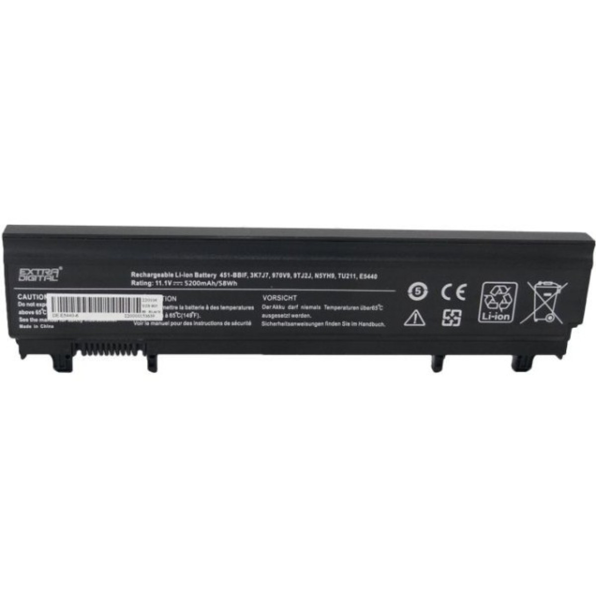 Аккумулятор для ноутбука Dell E5440, E5540 5200mAh Extradigital (BND4010) 98_98.jpg - фото 6