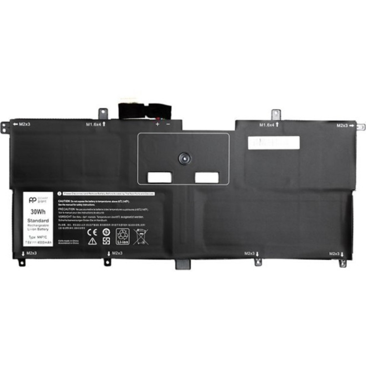 Аккумулятор для ноутбука DELL XPS 13 9365 (NNF1C) 7.6V 4000mAh PowerPlant (NB441174) 256_256.jpg