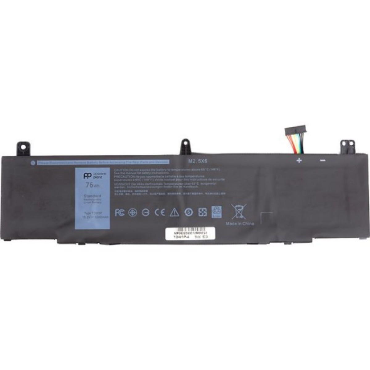 Аккумулятор для ноутбука DELL Alienware 13 R3 (TDW5P) 15.2V 5000mAh PowerPlant (NB441754) 256_256.jpg