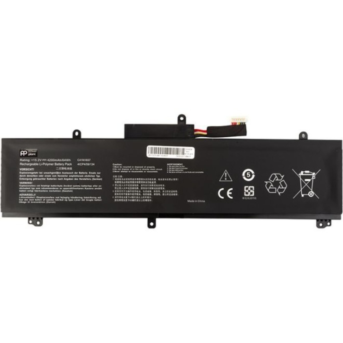 Аккумулятор для ноутбука ASUS Rog Zephyrus GA502 (C41N1837) 15.2V 4200mAh PowerPlant (NB431915) 256_256.jpg