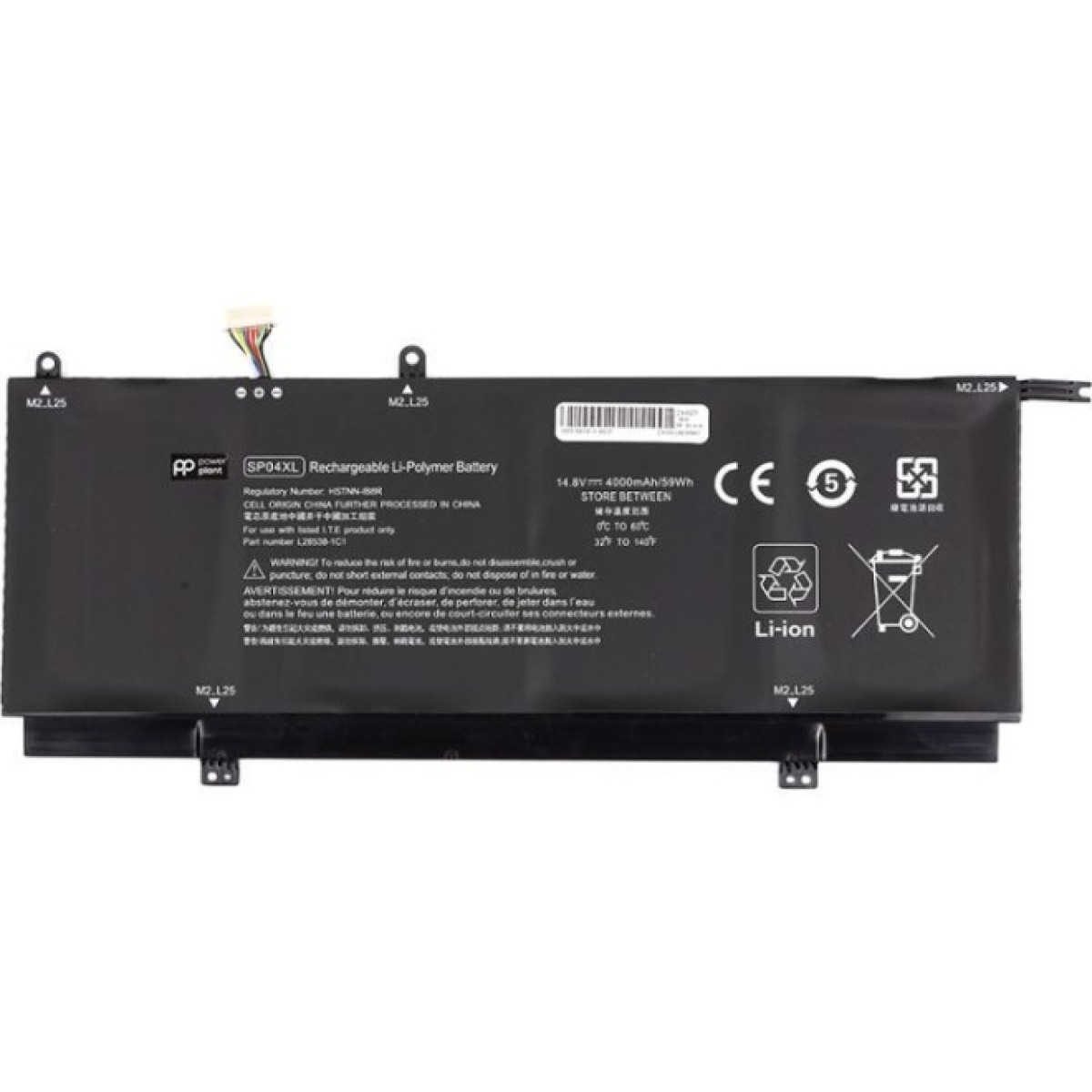 Аккумулятор для ноутбука HP Spectre x360 Convertible 13T-AP000 (SP04XL) 14.8V 4000mAh PowerPlant (NB462216) 256_256.jpg