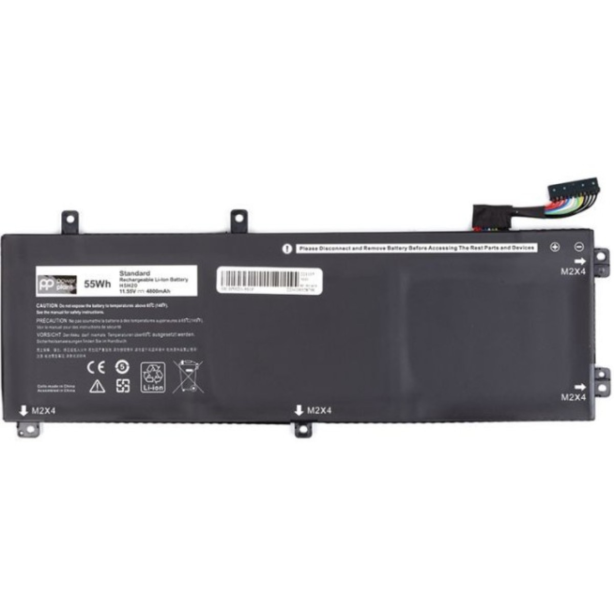 Аккумулятор для ноутбука DELL H5H20-3S1P 11.55V 4800mAh PowerPlant (NB441785) 256_256.jpg