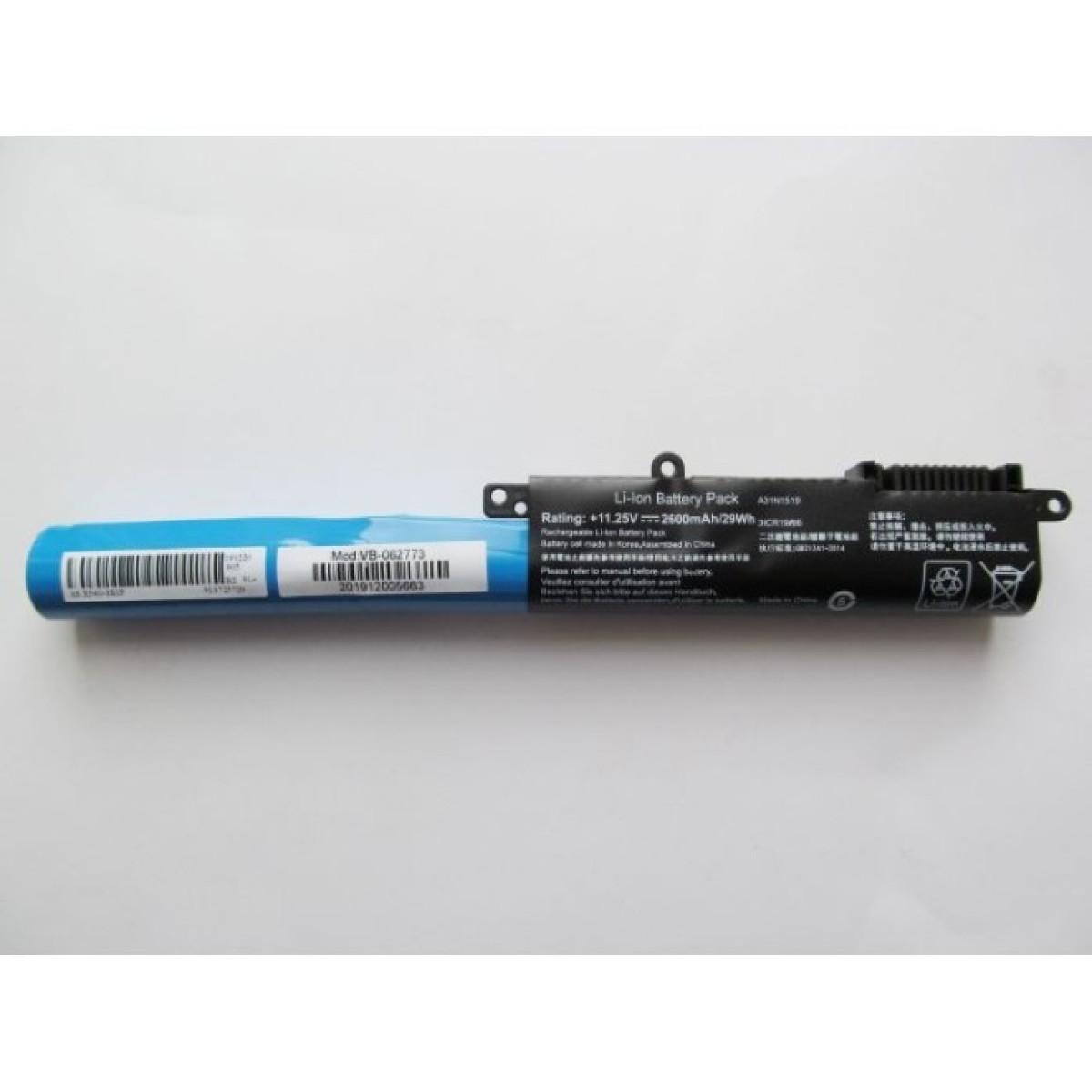 Аккумулятор для ноутбука Asus X540 A31N1519, 2600mAh (29Wh), 3cell, 11.25V, Li-ion AlSoft (A47469) 256_256.jpg