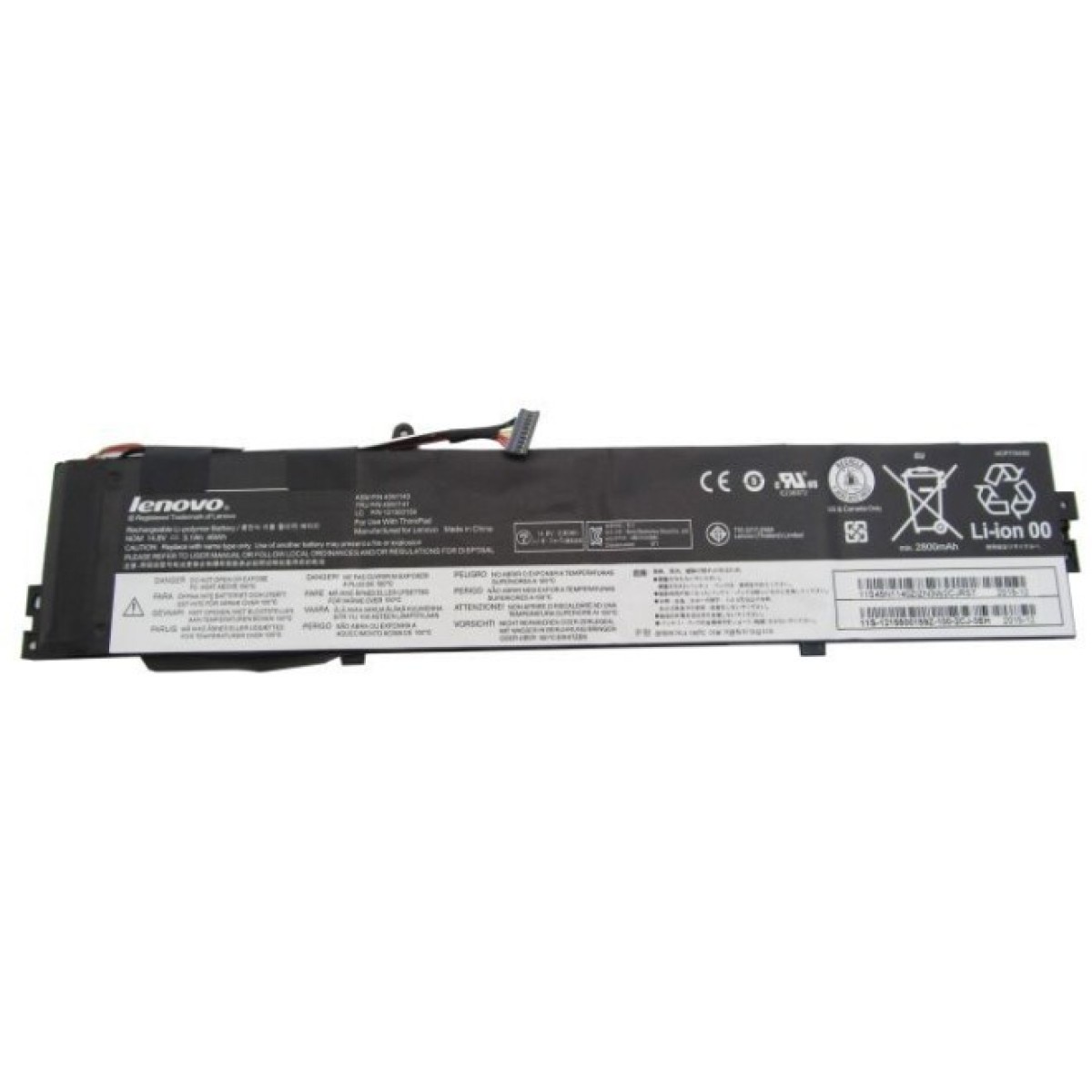 Аккумулятор для ноутбука Lenovo ThinkPad S440 45N1140, 3100mAh (46Wh), 4cell, 14.8V, Li-Pol (A47165) 98_98.jpg