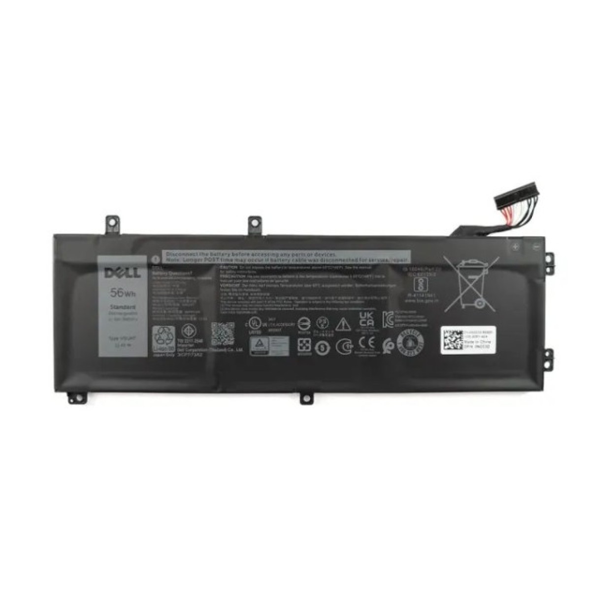 Аккумулятор для ноутбука Dell G7-7700 V0GMT (short), 4649mAh (56Wh), 3cell, 11.4V, Li-ion (A47880) 256_256.jpg