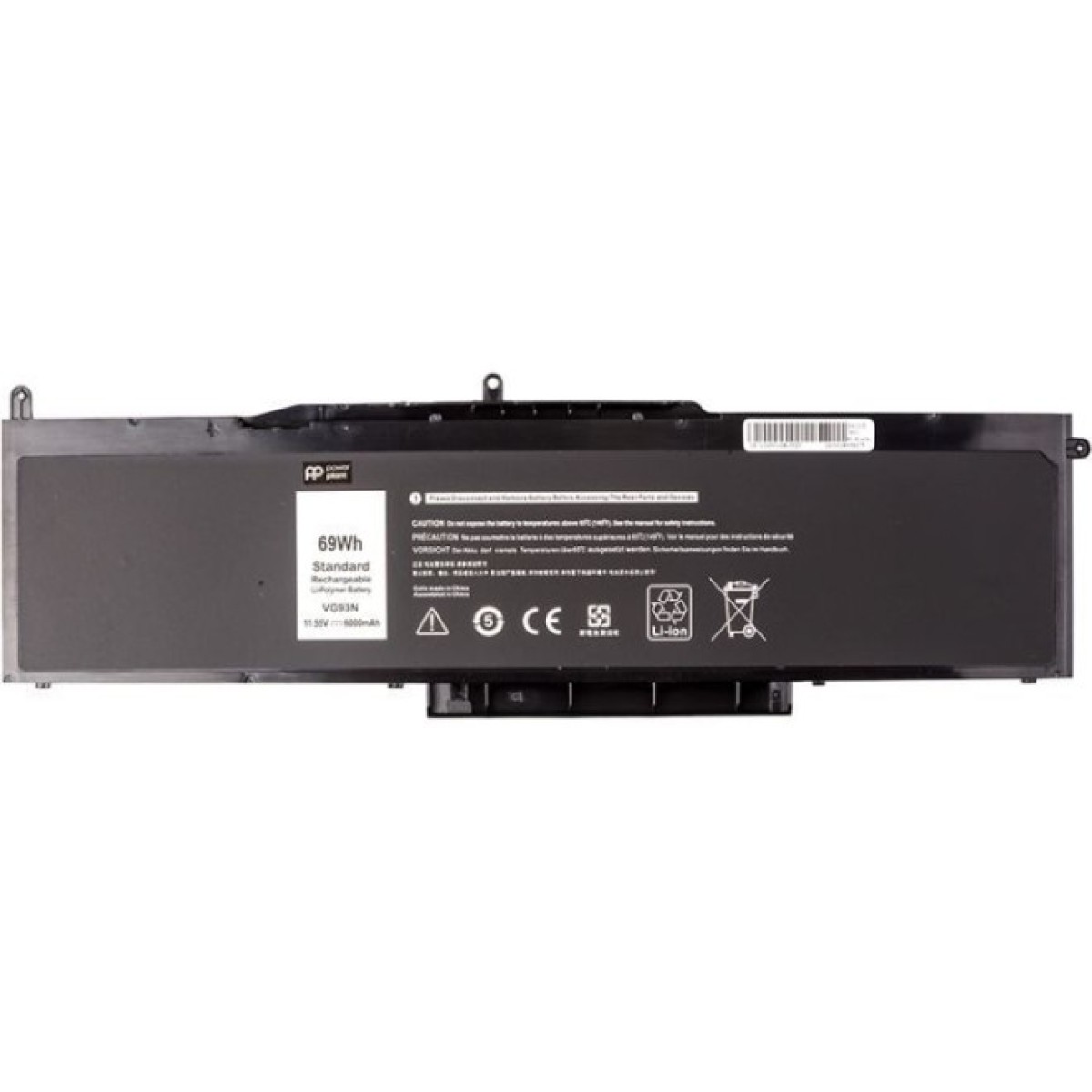 Аккумулятор для ноутбука DELL Precision 15 3520 (VG93N) 11.55V 6000mAh PowerPlant (NB442119) 256_256.jpg
