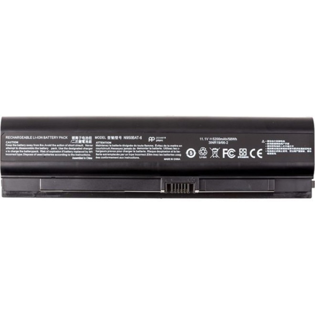 Аккумулятор для ноутбука Clevo N957TD (N950BAT) 11.1V 4400mAh PowerPlant (NB400201) 256_256.jpg
