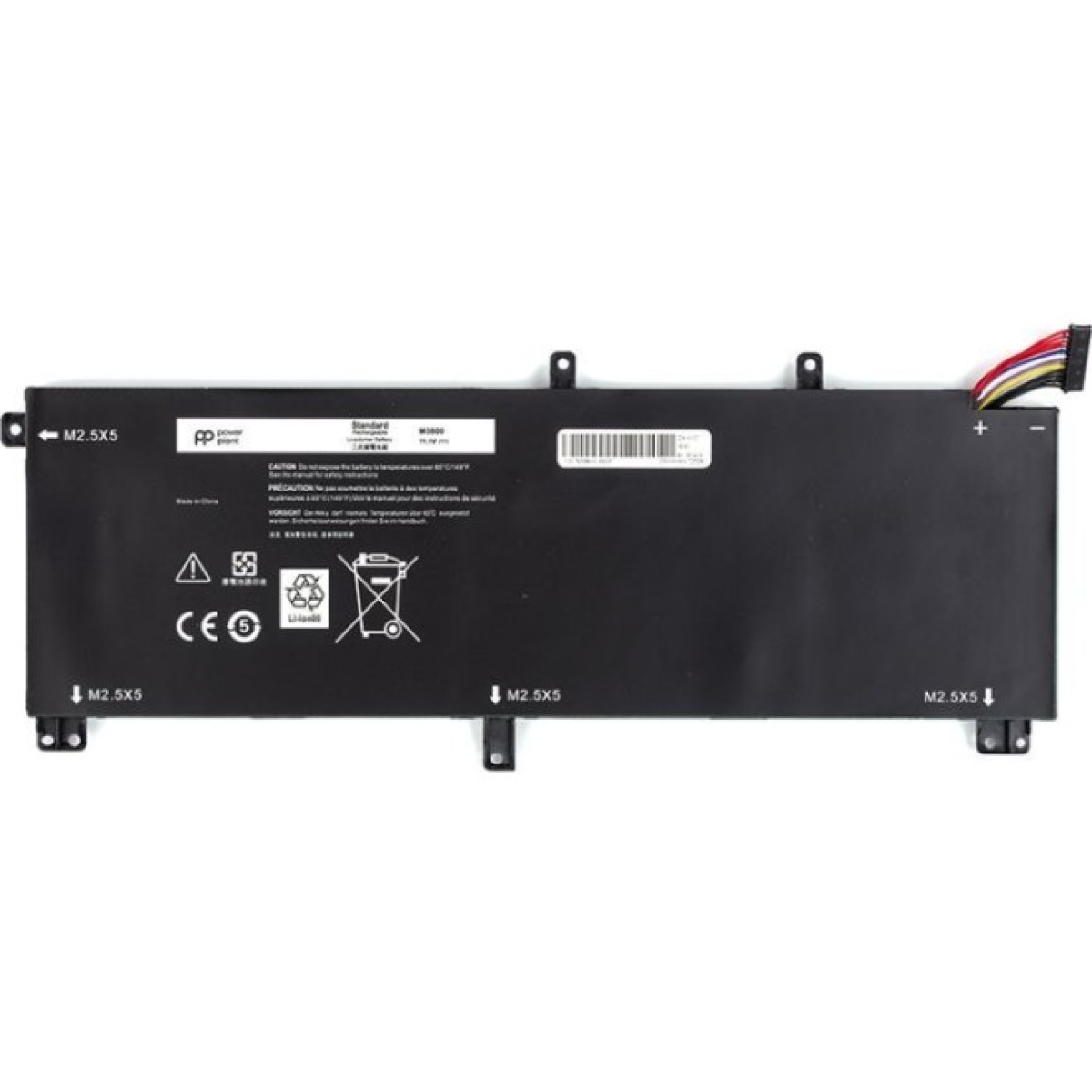 Аккумулятор для ноутбука PowerPlant DELL XPS 15 9530 (T0TRM) 11.1V 49Wh (NB441051) 256_256.jpg