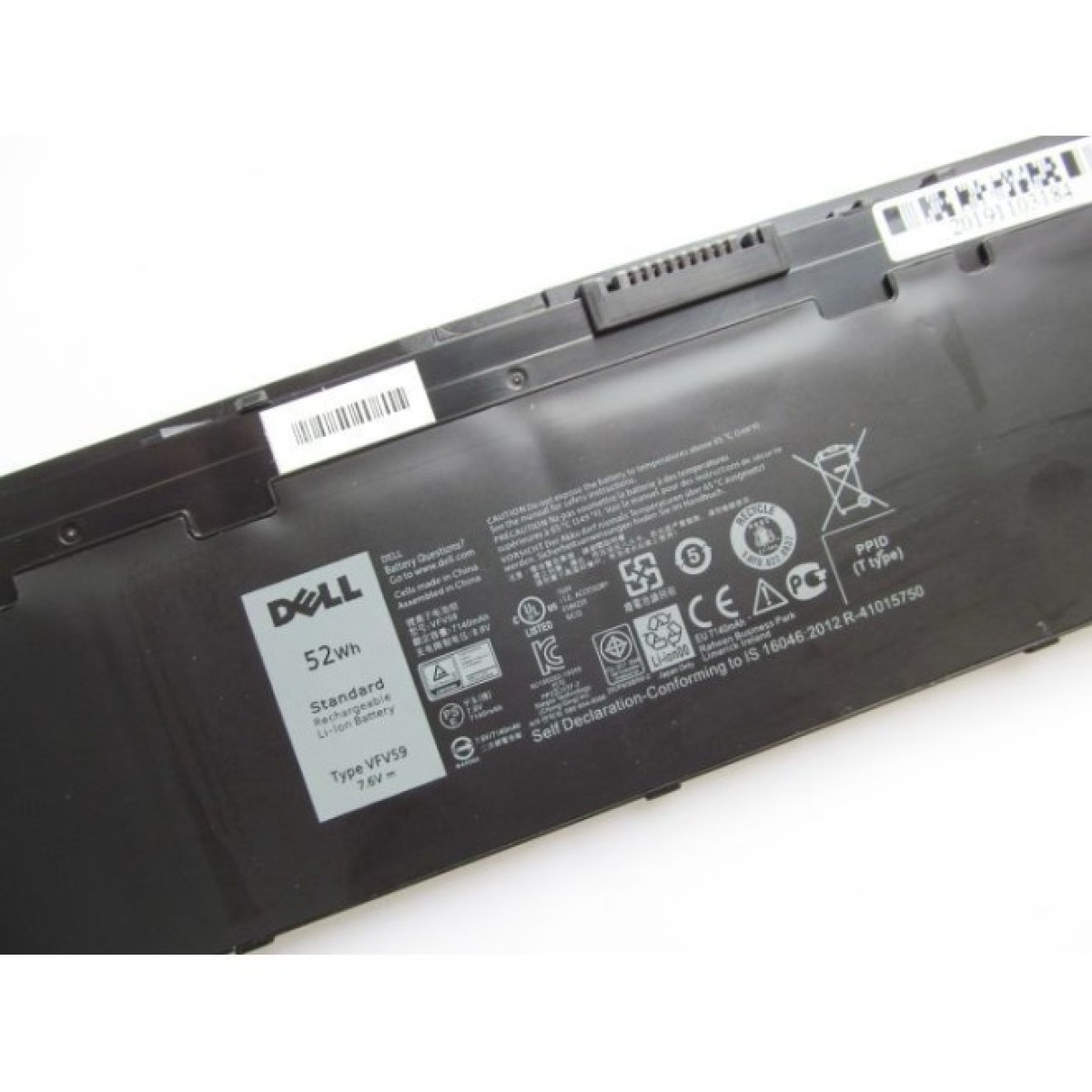 Аккумулятор для ноутбука Dell Latitude E7250 VFV59, 52Wh (7140mAh), 4cell, 7.6V, Li-ion (A47466) 256_256.jpg