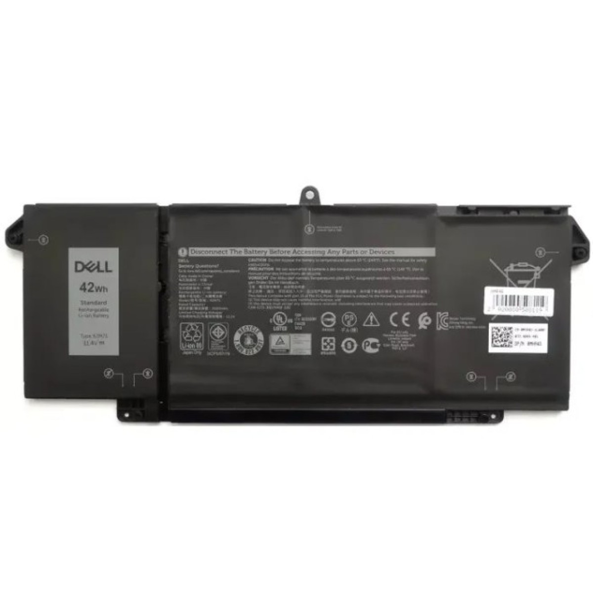 Аккумулятор для ноутбука Dell Latitude 7320 9JM71, 42Wh (3500mAh), 3cell, 11.4V, Li-ion (A47872) 256_256.jpg