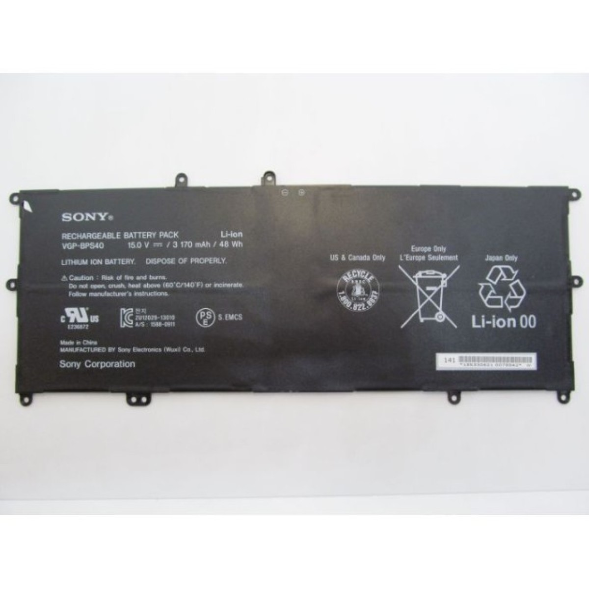 Аккумулятор для ноутбука Sony VGP-BPS40, 3170mAh (48Wh), 4cell, 15V, Li-ion (A47249) 98_98.jpg - фото 1